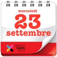 23 sett Agenda Expo: mercoledì 23 settembre