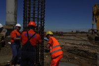 Operai al lavoro nei cantieri di Expo