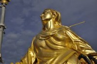 Una copia della Madonnina nel sito Expo