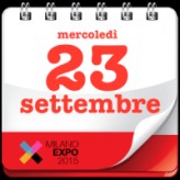 Agenda Expo: mercoledì 23 settembre