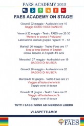 FAES ACADEMY ON STAGE